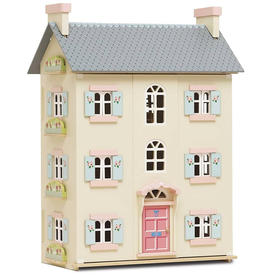 Le Toy Van - Gorgeous Cherry Tree Hall Large 4 Storey Wooden Doll House Play Set For Girls or Boy... | Amazon (US)