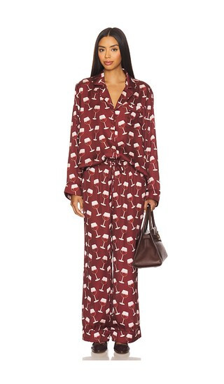 Show Me Your Mumu Classic Pj Set in Red. - size S | Revolve Clothing (Global)