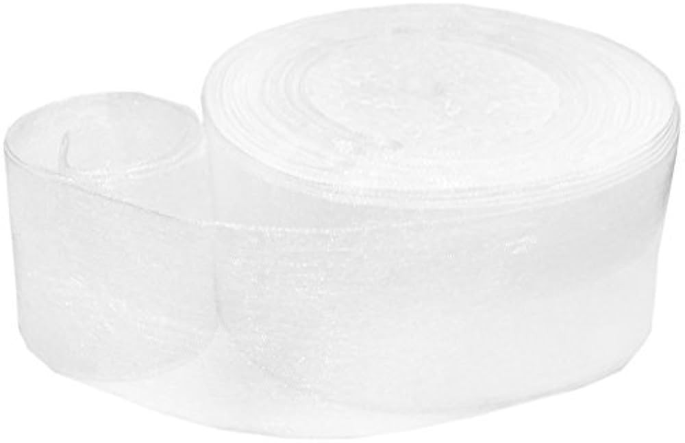 Q-YO Glitter/Sheer Non-Wired Ribbon for Crafts/Gift Package Wrapping, Accessories Making, Great R... | Amazon (US)