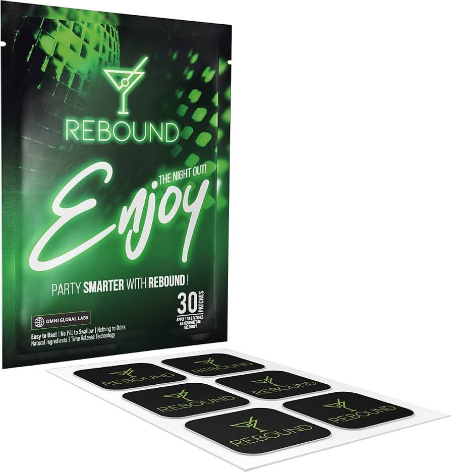 Rebound Patch Flex - Pack of 30 Patches - for Your Vibrant Lifestyle and Social Engagements | Amazon (US)