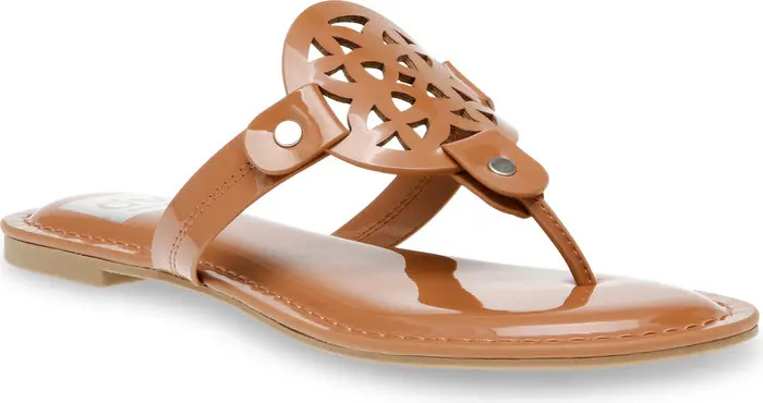 Gotie Laser Cut Studded Thong Sandal (Women) | Nordstrom Rack