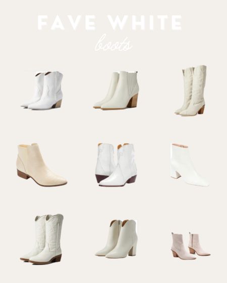 Heading to a Taylor Swift concert or looking for the perfect footwear to go with your Easter dress? Check out my favorite white boots for women! 

#LTKshoecrush #LTKFestival #LTKstyletip