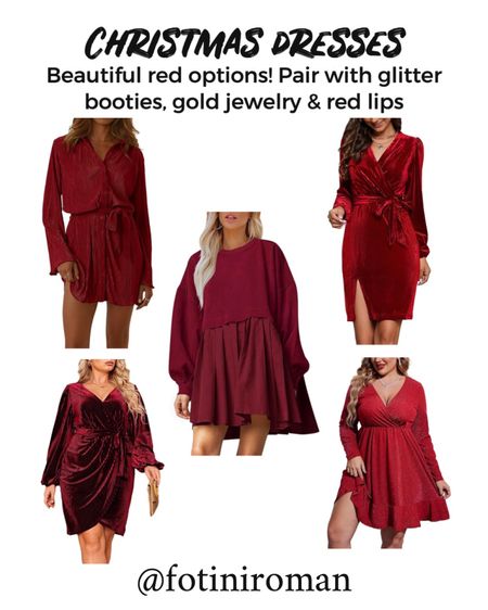 Grab one of these gorgeous red dresses for a Christmas party or Christmas Day 😍 

#LTKfindsunder50 #LTKSeasonal #LTKHoliday