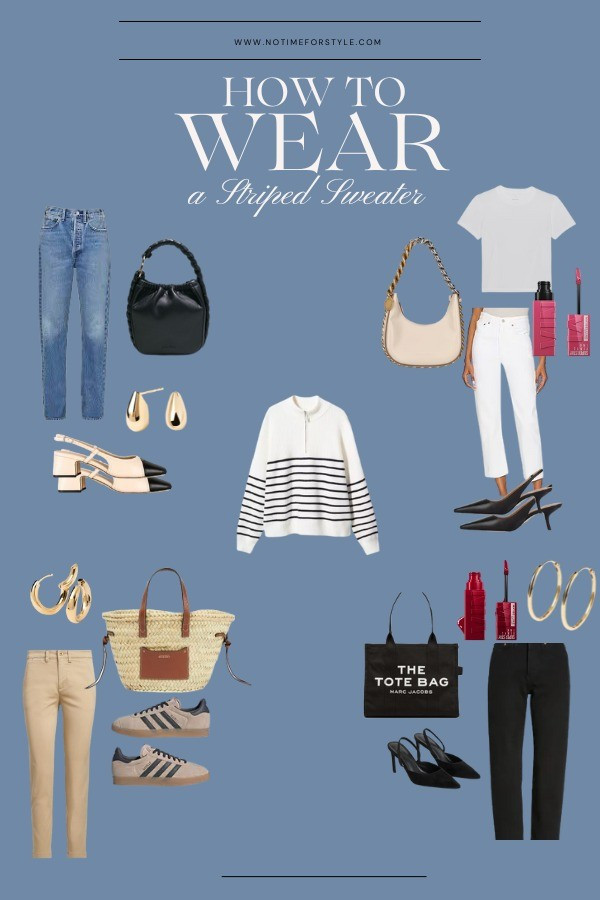 4 ways to wear a striped sweater or shirt in your spring outfits. 

#LTKSeasonal #LTKover40 #LTKstyletip