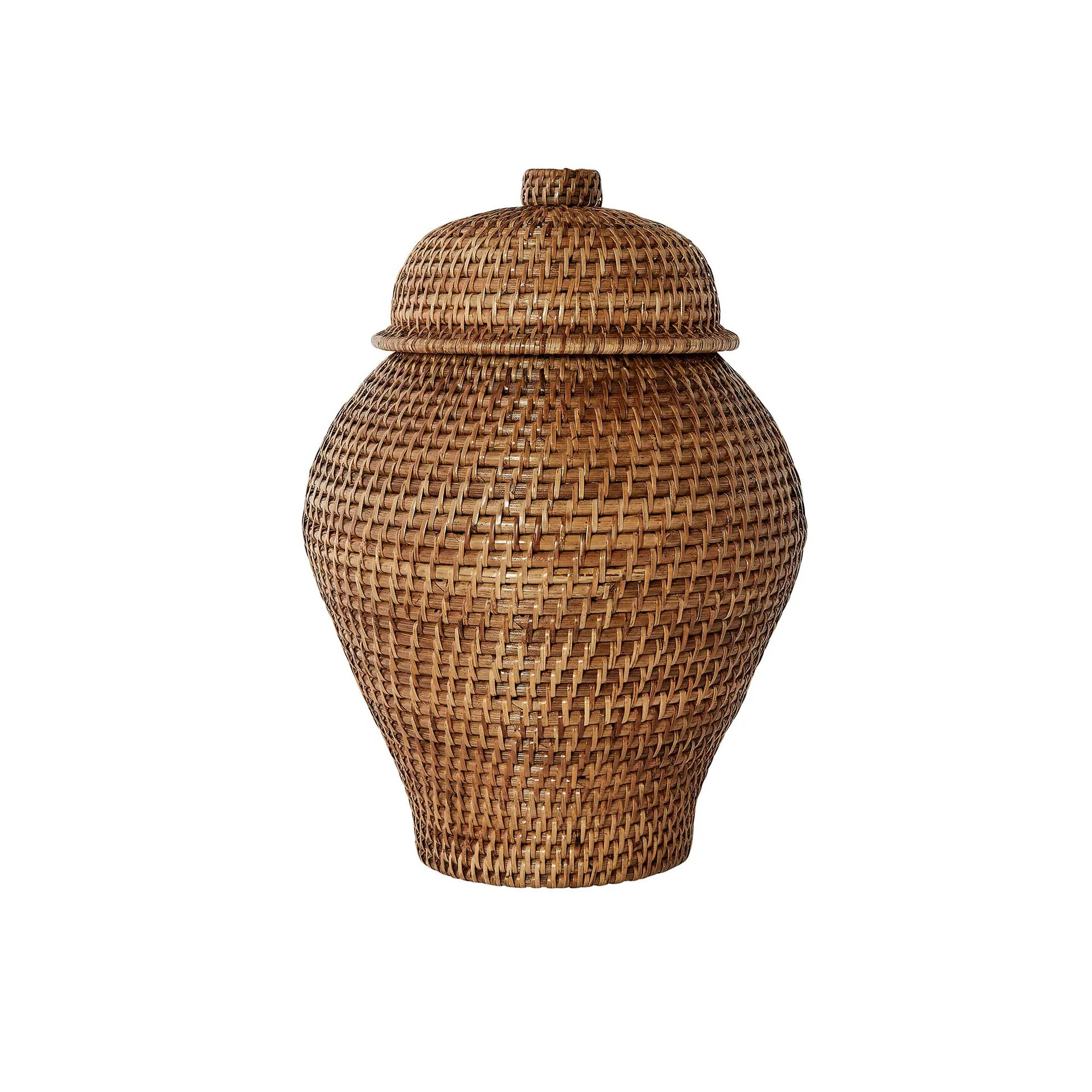 Large Wicker Ginger Jar | Caitlin Wilson Design