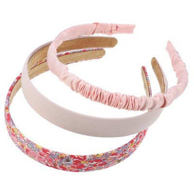 Unique Bargains Women's Fashion Party Headbands Set Multicolored 3 Pcs | Target