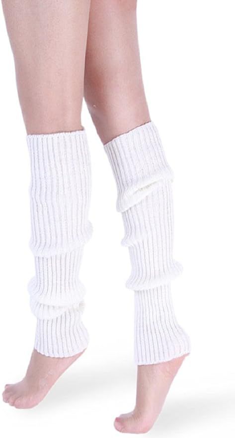 daisysboutique Retro Unisex Adult Junior Ribbed Knitted Leg Warmers | Amazon (US)