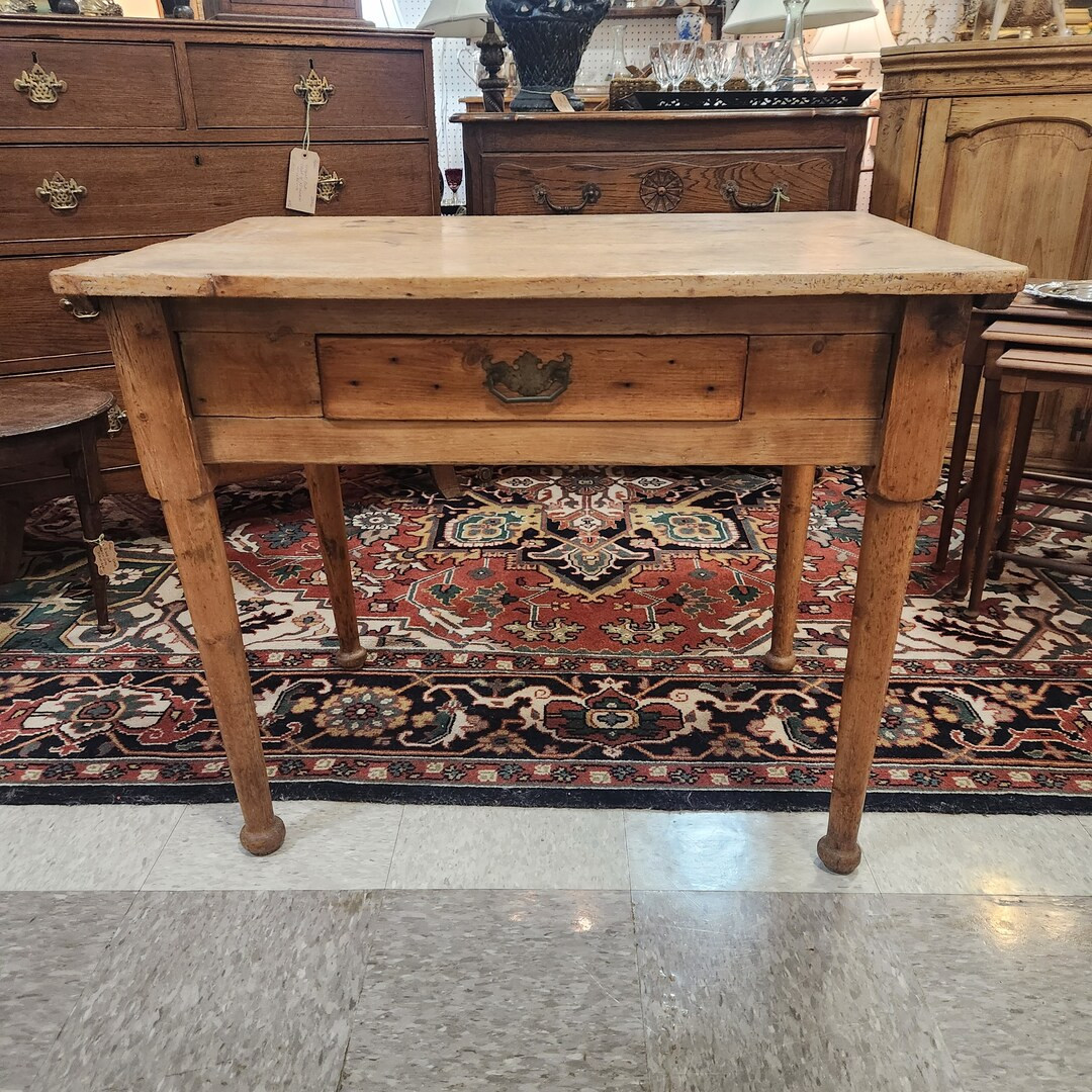 Beautiful One Drawer English Pine Table - Etsy | Etsy (US)