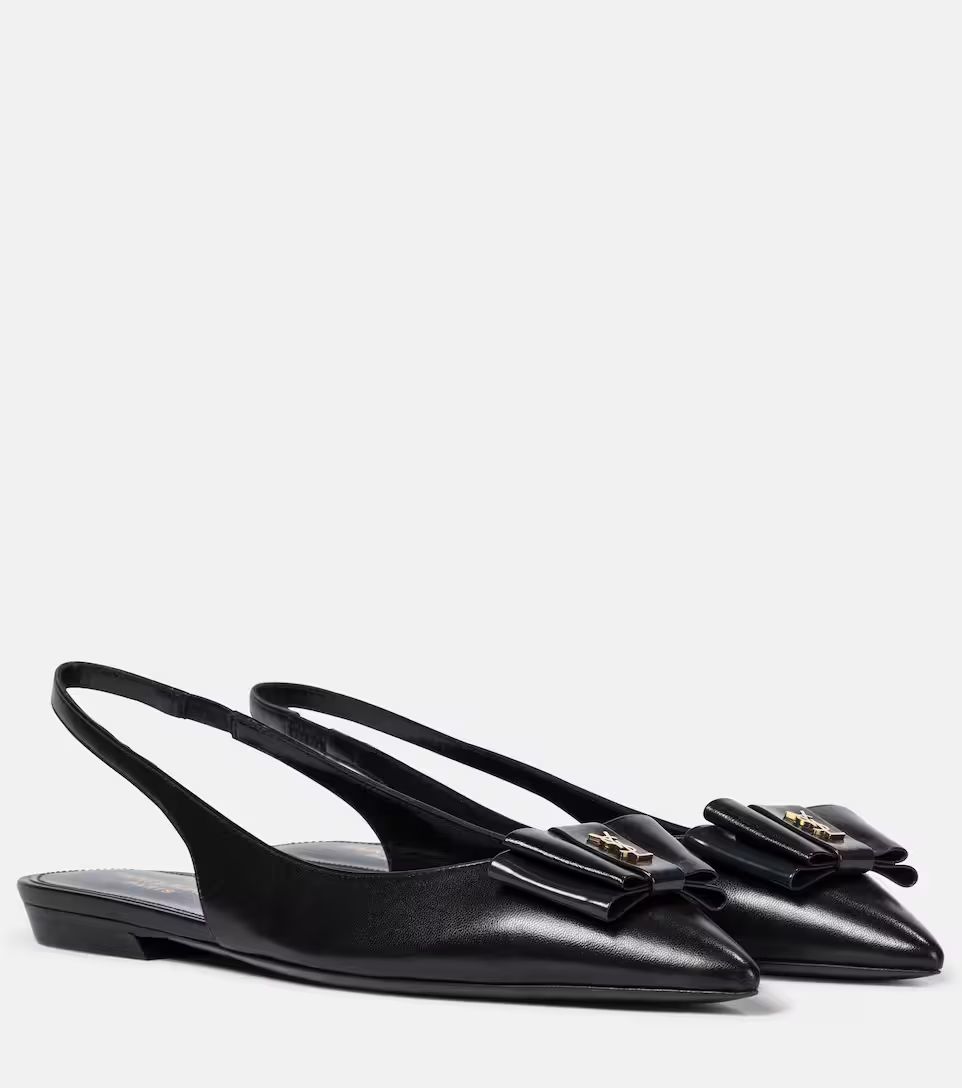 Anaïs leather slingback ballet flats | Mytheresa (US/CA)