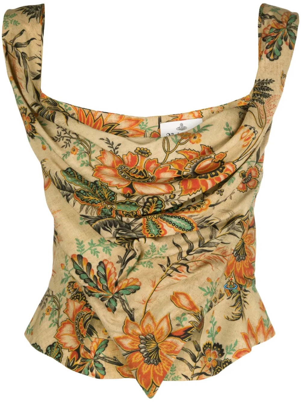 Vivienne Westwood Sunday floral-print Top  - Farfetch | Farfetch Global