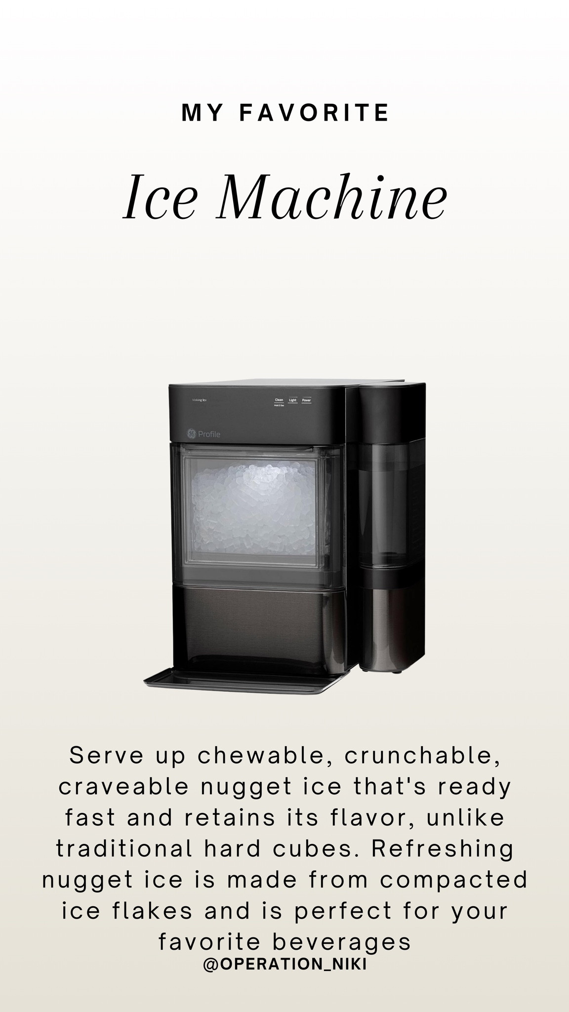 Obsessed with my ice nugget machine! ❄️✨ Perfect for crunchy, chewable ice whenever I need it. Linked it so you can get in on the nugget ice goodness too! 🧊💖

Follow for more @OPERATION_NIKI on IG, TikTok, & Facebook

sahm, mom essentials, organization, home must haves, organization tips, office inspo, travel outfit, holiday vacation, house clean, stay at home mom, fall dress, wedding guest dress, smart home, mini fridge, home appliances

#LTKFindsUnder100 #LTKFamily #LTKHome
