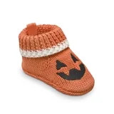 Carter's Child of Mine Infant Unisex Knit Pumpkin Graphic Booties, Sizes Newborn | Walmart (US)
