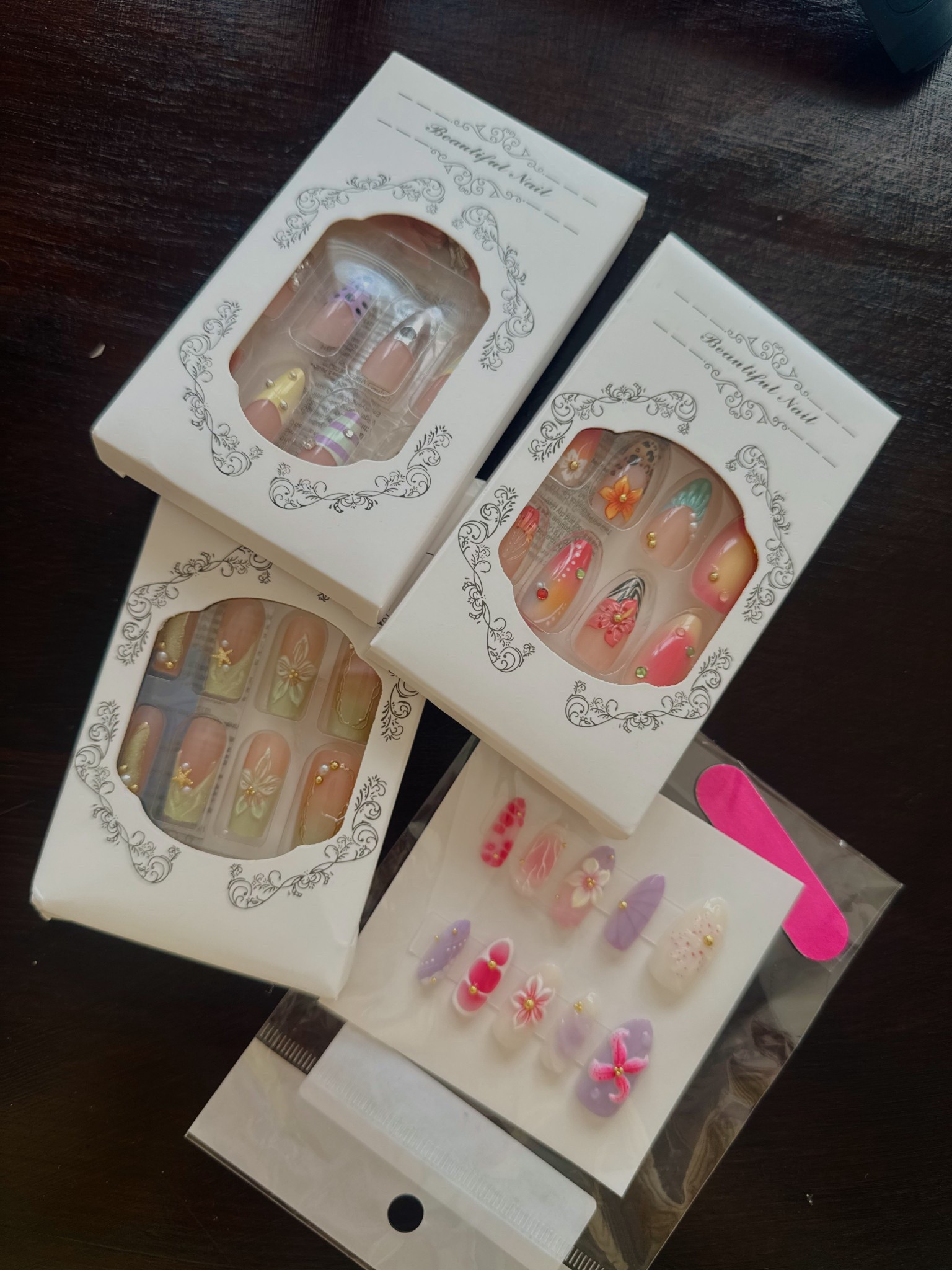 SHEIN Under $5 PRESS ONS
pressonnails, press on, SHEIN nails, nail haul, press on nail haul, spring nails, summer nails 

#LTKSpringSale #LTKBeauty