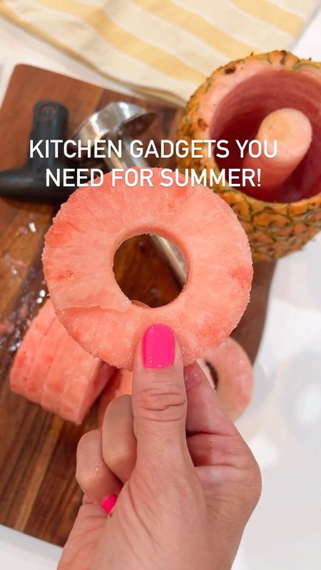 Kitchen gadgets you need for summer! Pineapple cutter // Kitchen favorties 

#LTKSeasonal #LTKHome #LTKFindsUnder50