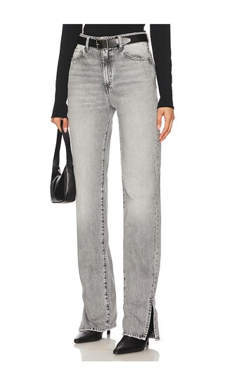 Jodie Straight Leg Jeans in Grey | Revolve Clothing (Global)