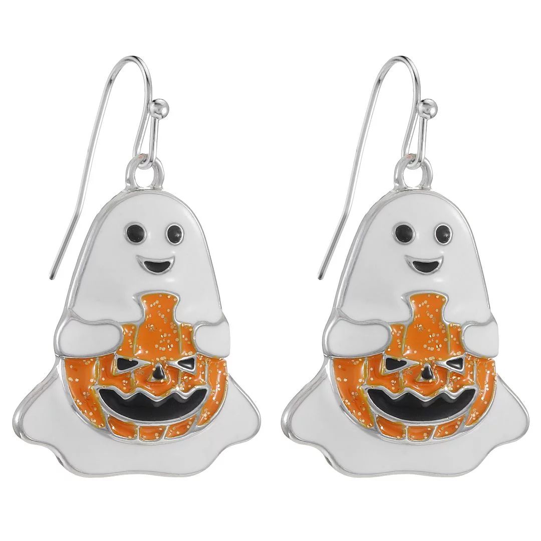 Way To Celebrate Halloween Ghost & Pumpkin Earrings - Walmart.com | Walmart (US)