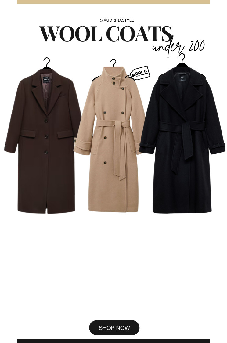 wool coats perfect for winter ! work fashion, wool outfit, sales, winter coats, January sales, mango, H&M, Reiss, sale picks #LTKWinterSale  

 #LTKwinter #LTKworkwear #LTKstyletip