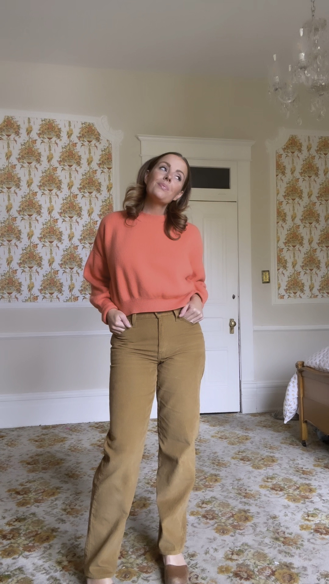 These high waisted corduroys are a go to for me, always a timeless piece. You can style them so many different ways 🙌🏼

#LTKHolidaySale #LTKsalealert #LTKSeasonal