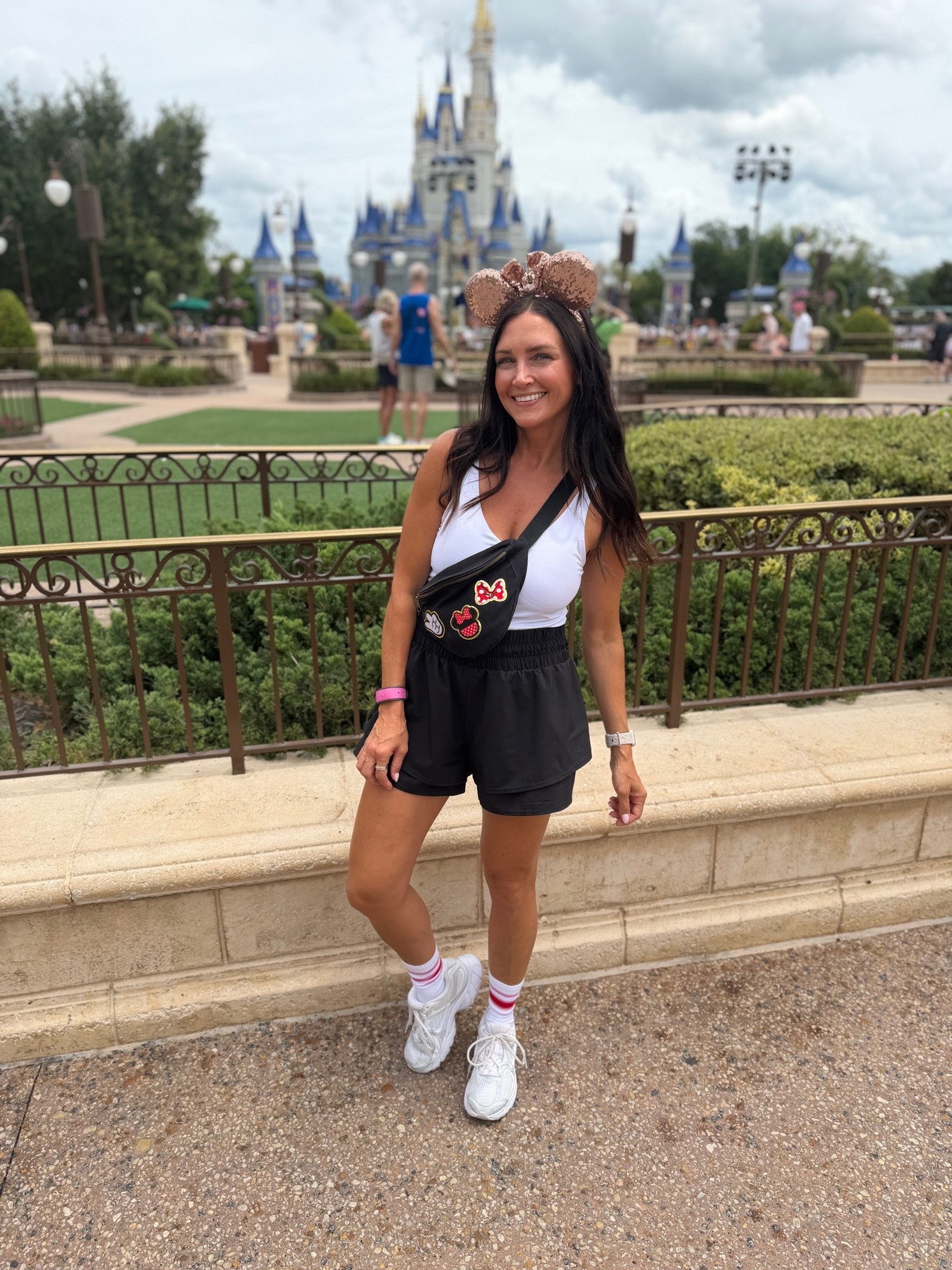 Disney outfit of the day with some favorite basics and good accessories!

#LTKPetite #LTKOver40 #LTKTravel