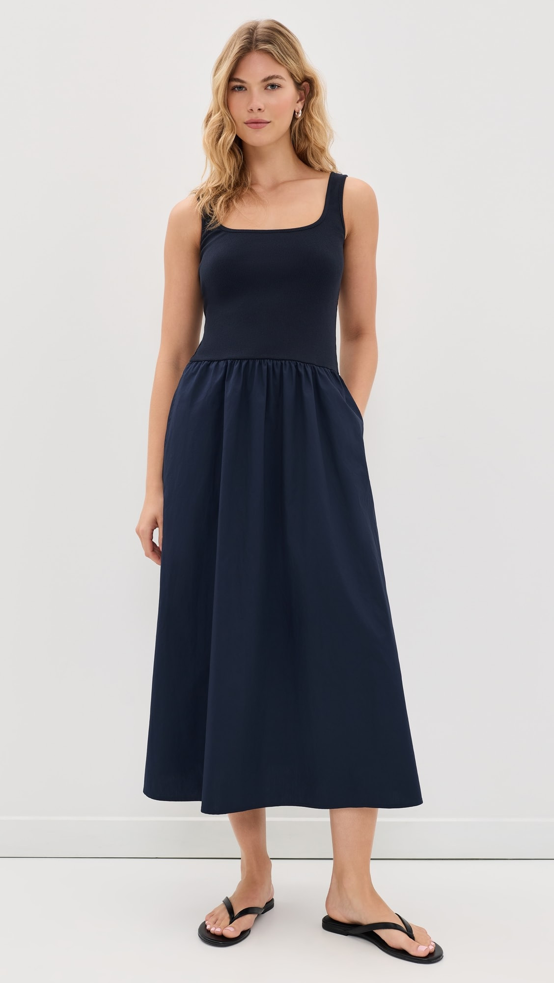 Fabiola Cotton Poplin Sleeveless Dress | Shopbop