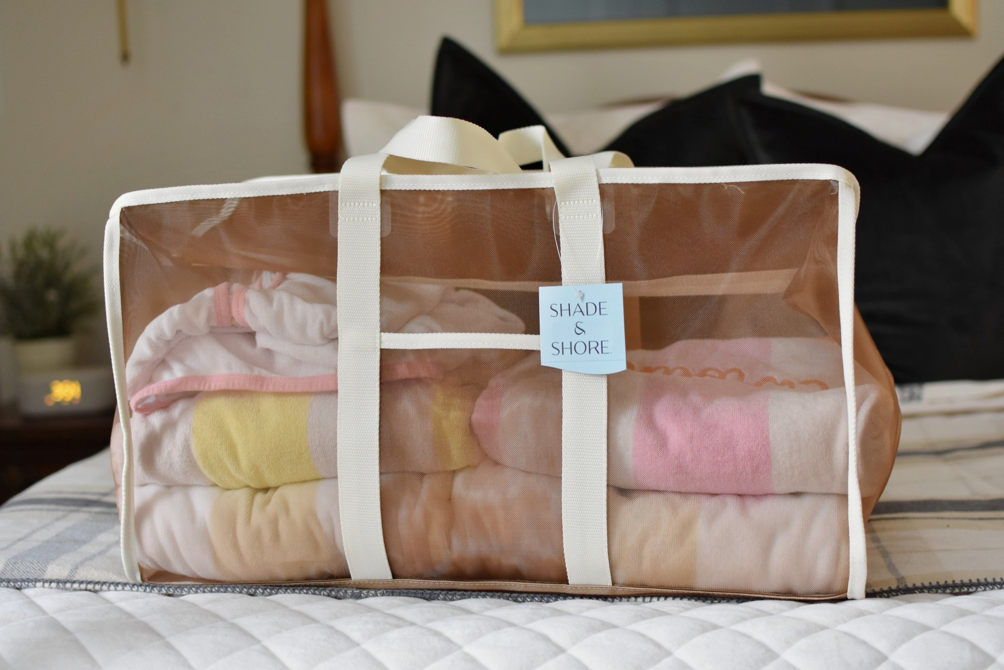 These are my FAV oversized beach towels & I’m loving this mesh bag to travel with them!

#LTKTravel #LTKSwim #LTKmomlife