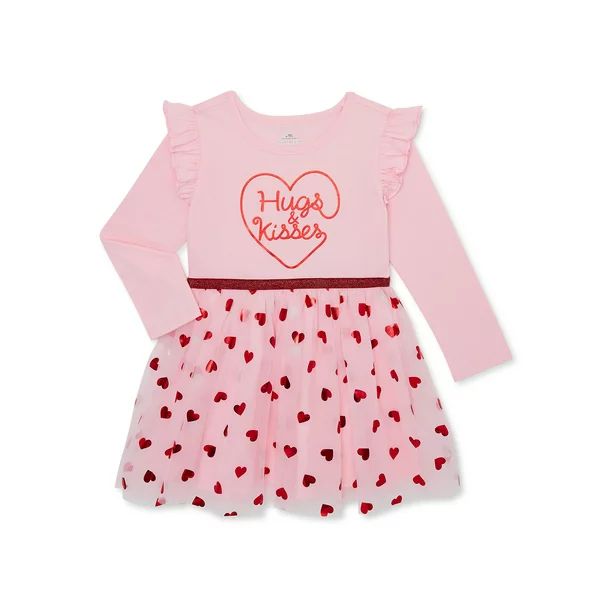 Valentine's Day Baby and Toddler Girls Tutu Dress, Sizes 12 Months-5T | Walmart (US)