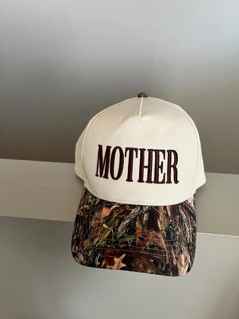 Mother Trucker Hat, Embroidered Mama Hat, 2 Tone Camo Hat, Camo Mom Hat, Cute Hat for Mom, Camo G... | Etsy (US)