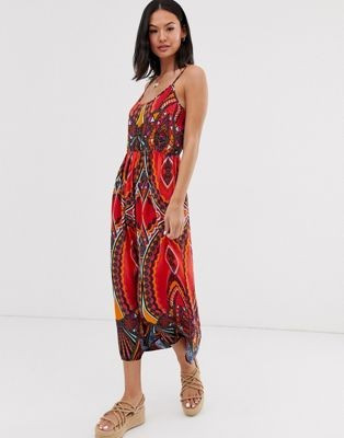 Pieces mixed abstract maxi dress | ASOS US
