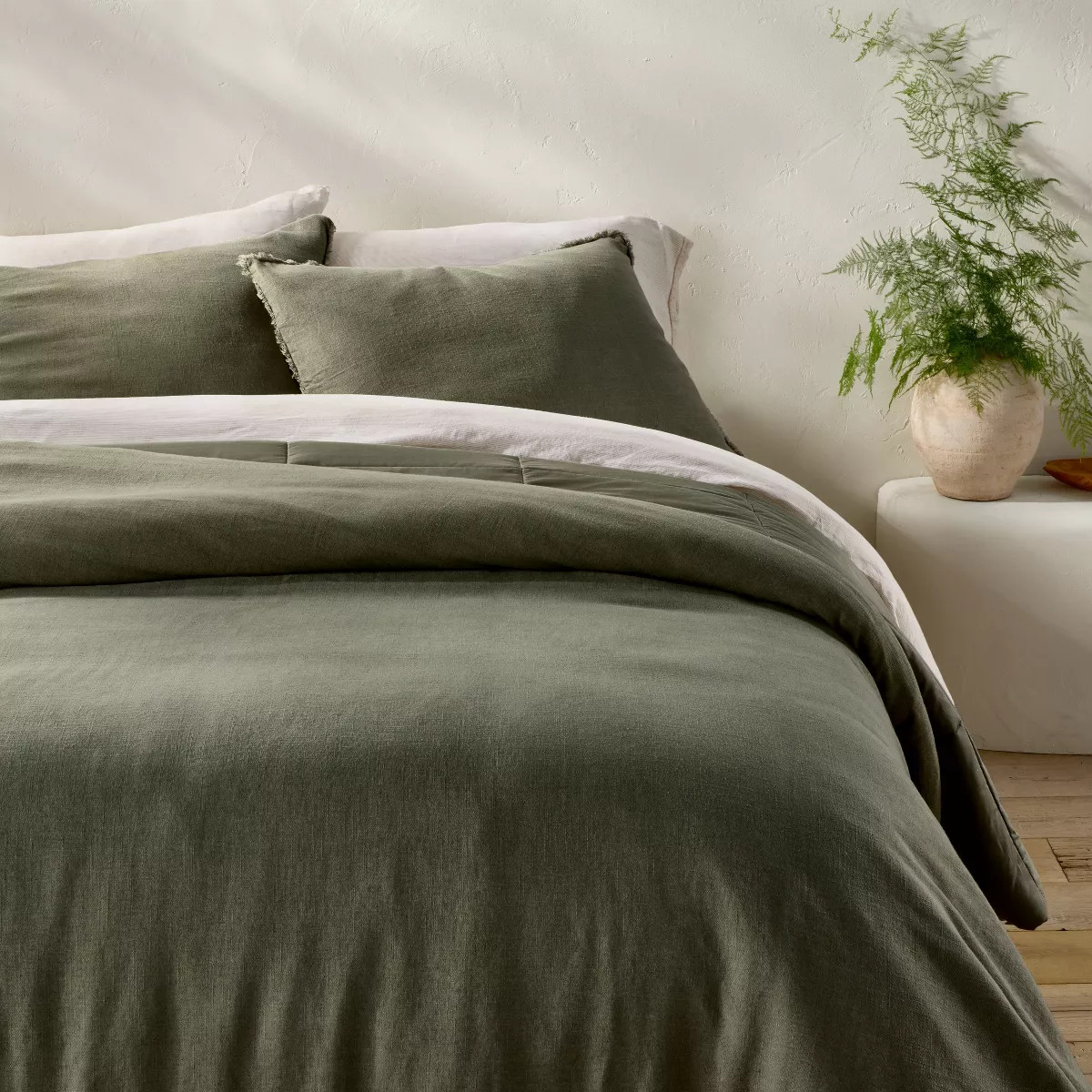 Heavyweight Linen Blend Comforter and Sham Set - Casaluna™ | Target