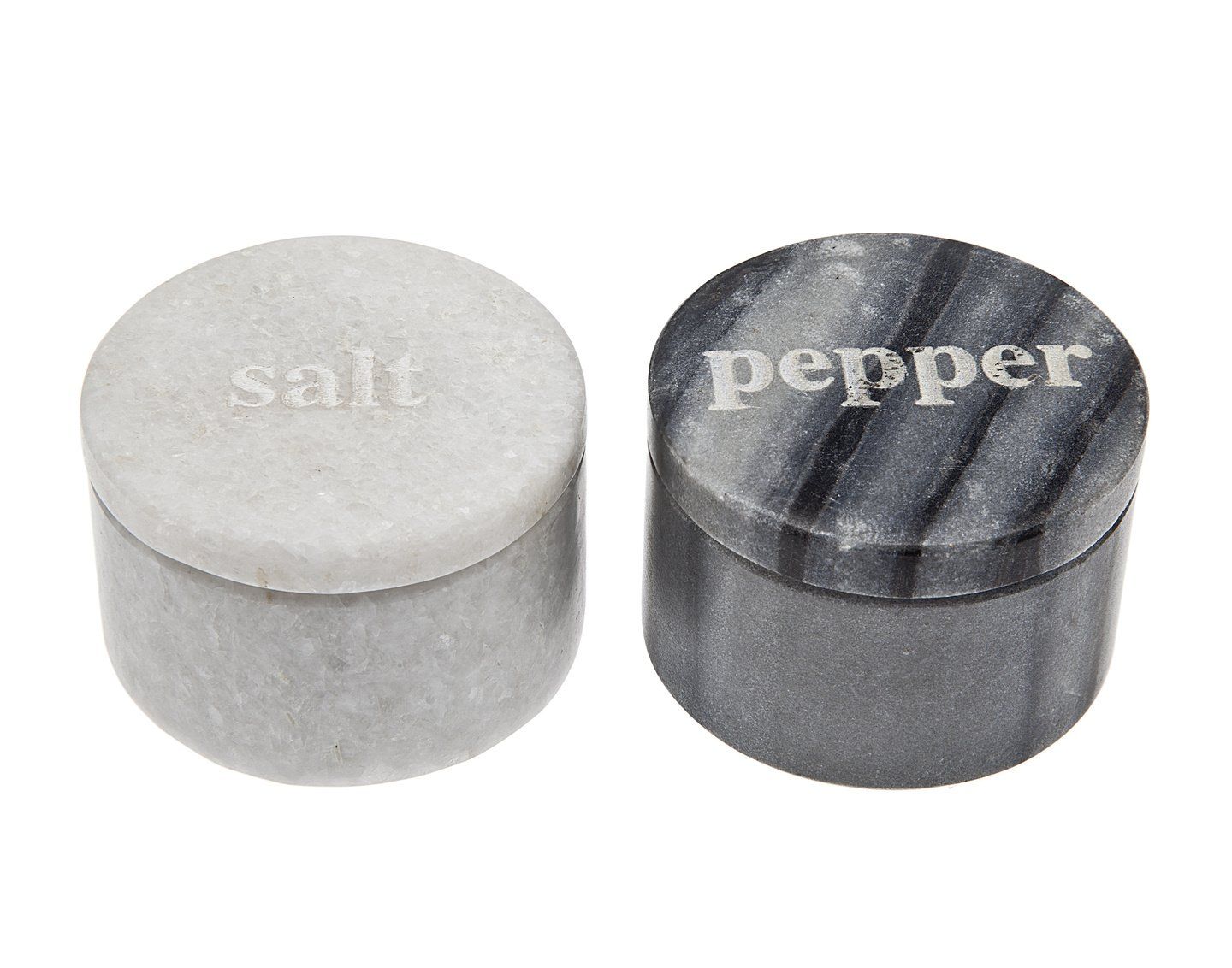 Godinger Covered Marble Black and White Salt & Pepper | Amazon (US)