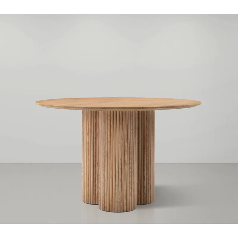 Round Solid Wood Dining Table | Wayfair North America