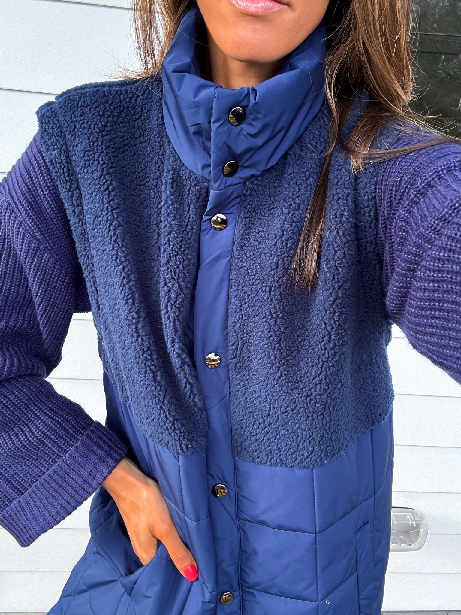 Wearing a small sweater and size 24 jeans and small puffer vest 

#LTKSeasonal #LTKFindsUnder100 #LTKFindsUnder50