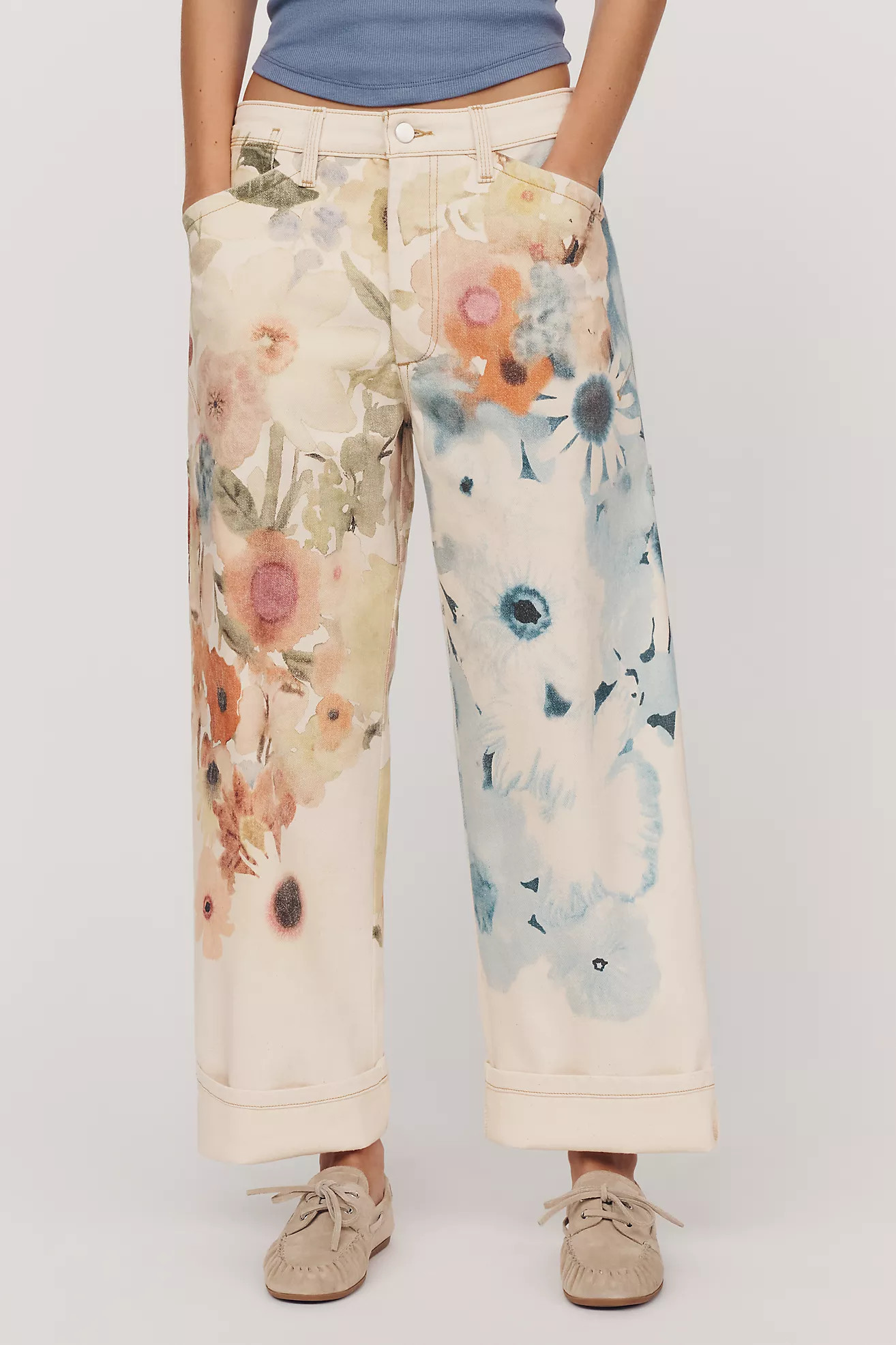 Pilcro Kayden High-Rise Barrel-Leg Jeans | Anthropologie (US)