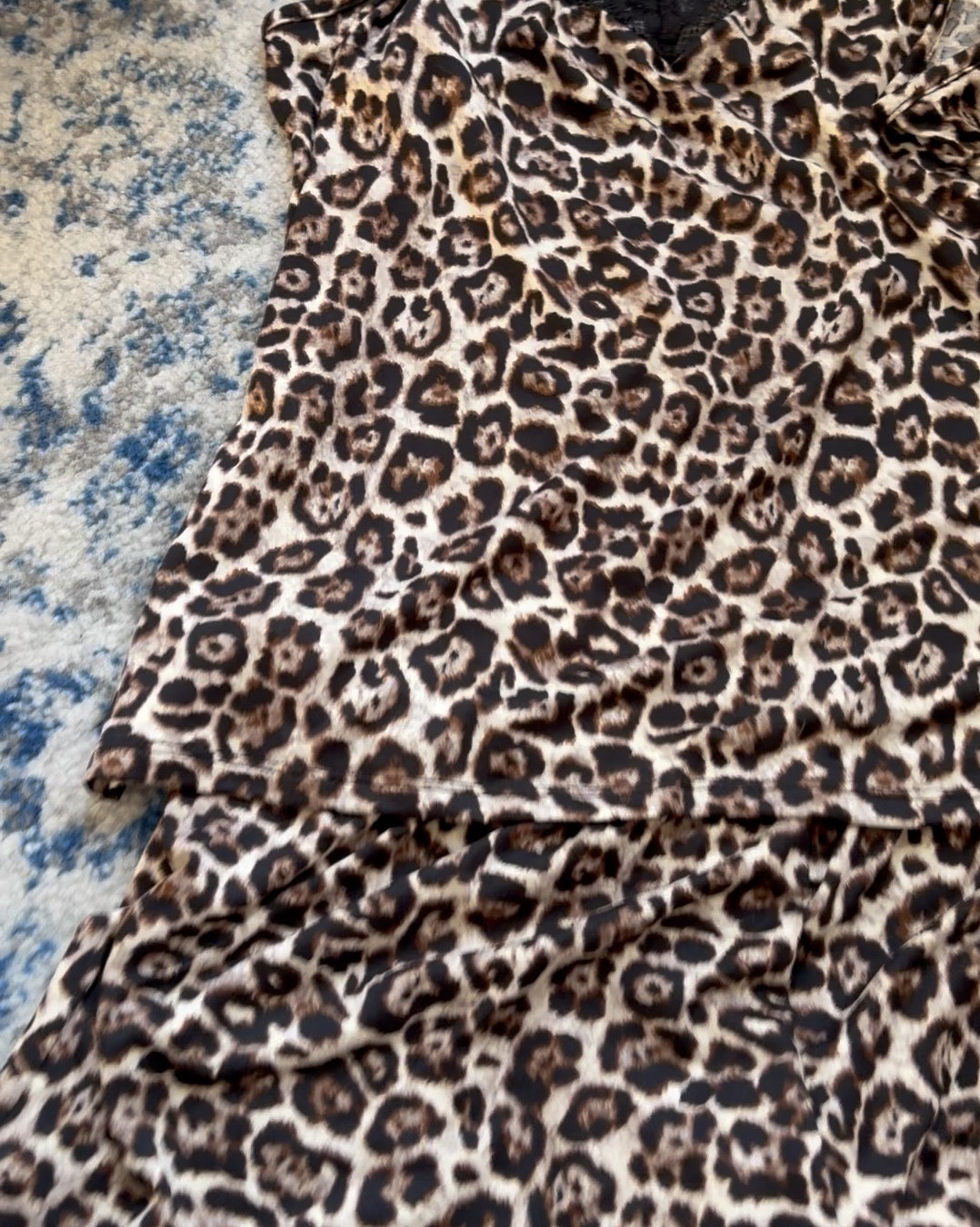 Softest, cutest, most inexpensive pajamas from my fave @walmart brand JoySpun! ❤️🤎🖤 #walmart #pajamas #joyspun #sleep #cute #leopard #animalprint #redsatin 

#LTKFindsUnder50 #LTKSeasonal #LTKHome