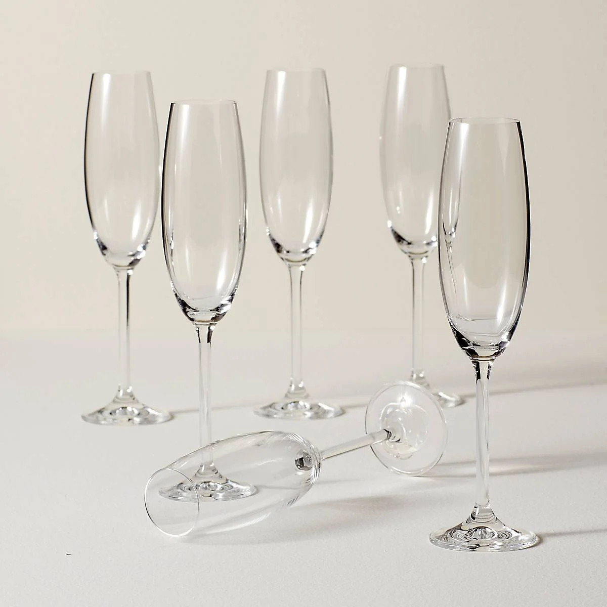 Tuscany Classics Champagne Flute Glasses, Set of 6 | Lenox