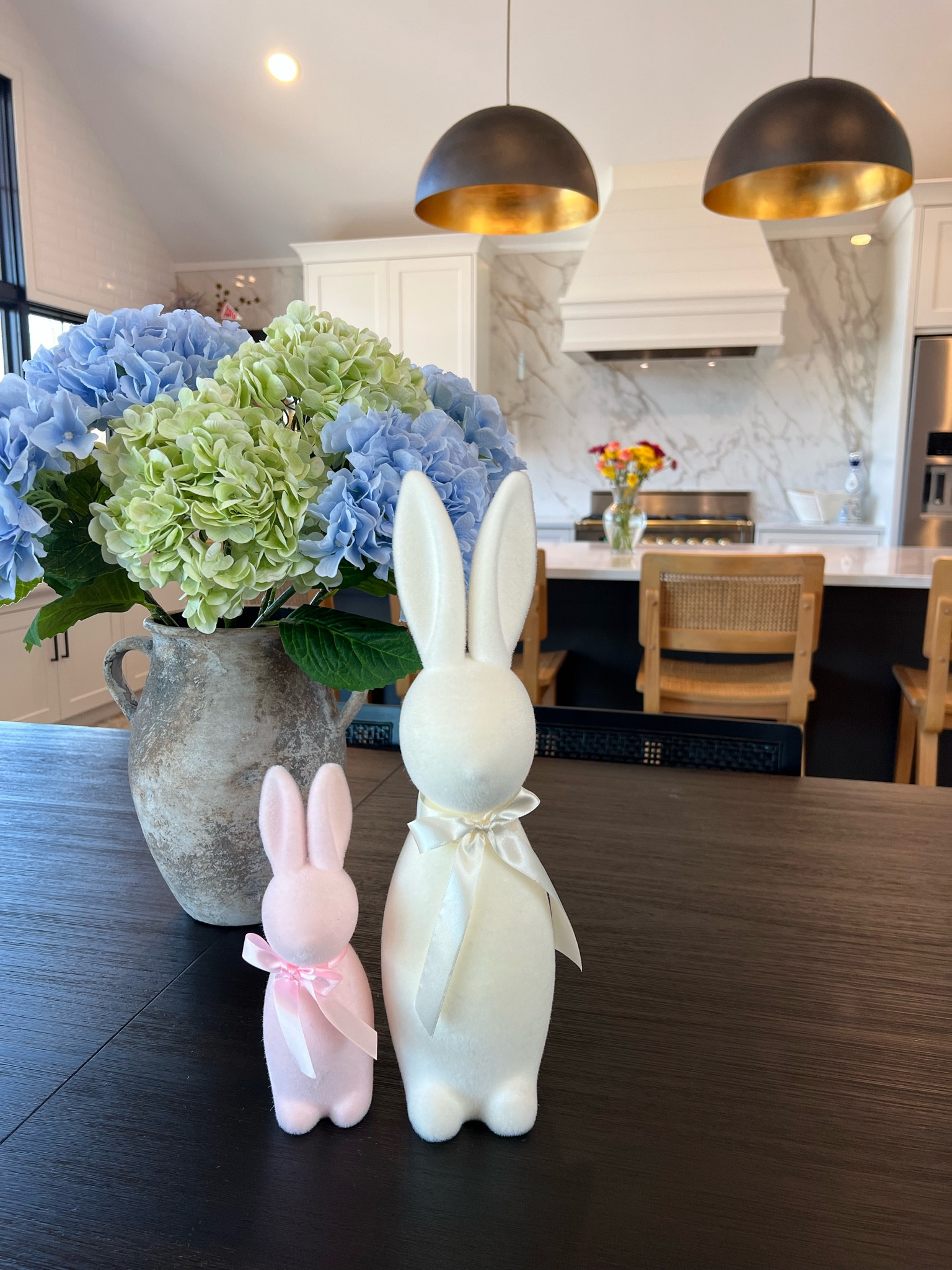 Real feel touch artificial hydrangeas in multiple color. Viral flocked bunnies that will sell out! Multiple sizes and colors. Less than $10 for big one! Kitchen lighting & barstools 

#LTKSeasonal #LTKhome #LTKfindsunder50
