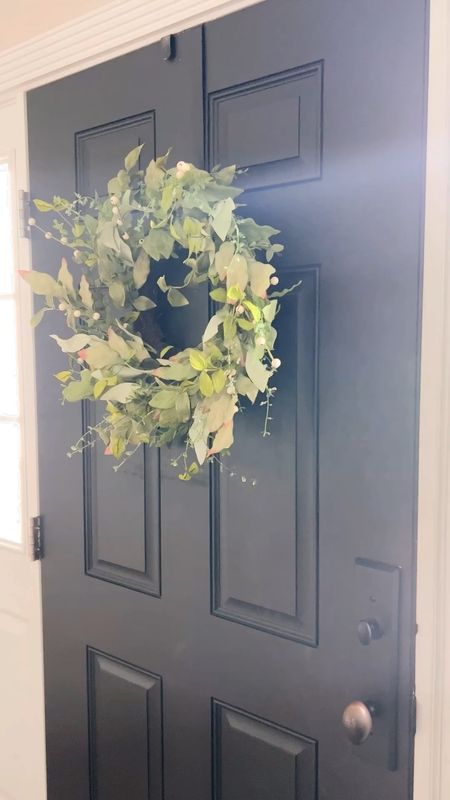 Spring & Summer Front Door Decorating Ideas. Don’t forget to style both the inside and outside of your door to welcome your family and friends. Change up your wreath and try a hanging basket filled with faux flowers or greener for a new look.  #frontdoordecor #springdecor #summervibes 

#LTKhome #LTKunder50 #LTKSeasonal