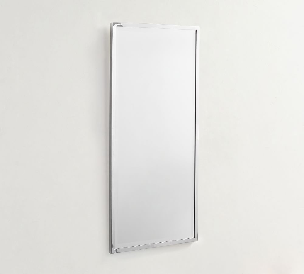 Kensington Rectangular Slim Mirror with French Cleat Mount | Pottery Barn (US)