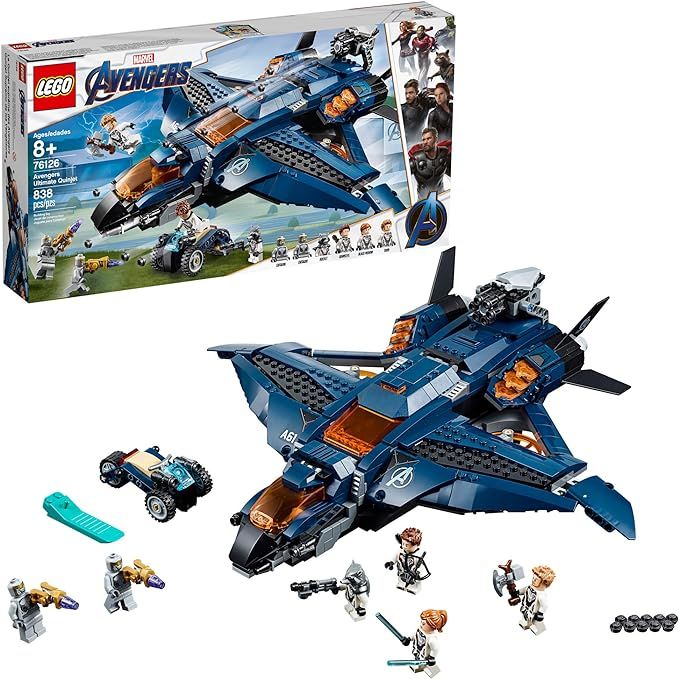 LEGO Marvel Avengers: Avengers Ultimate Quinjet 76126 Building Kit (838 Pieces) | Amazon (US)