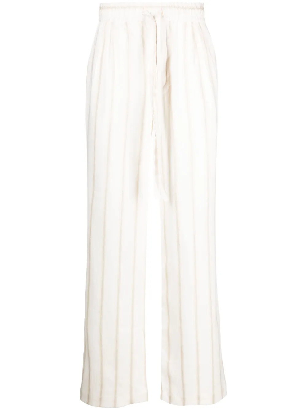 pantalon ample à lien de resserrage | Farfetch Global