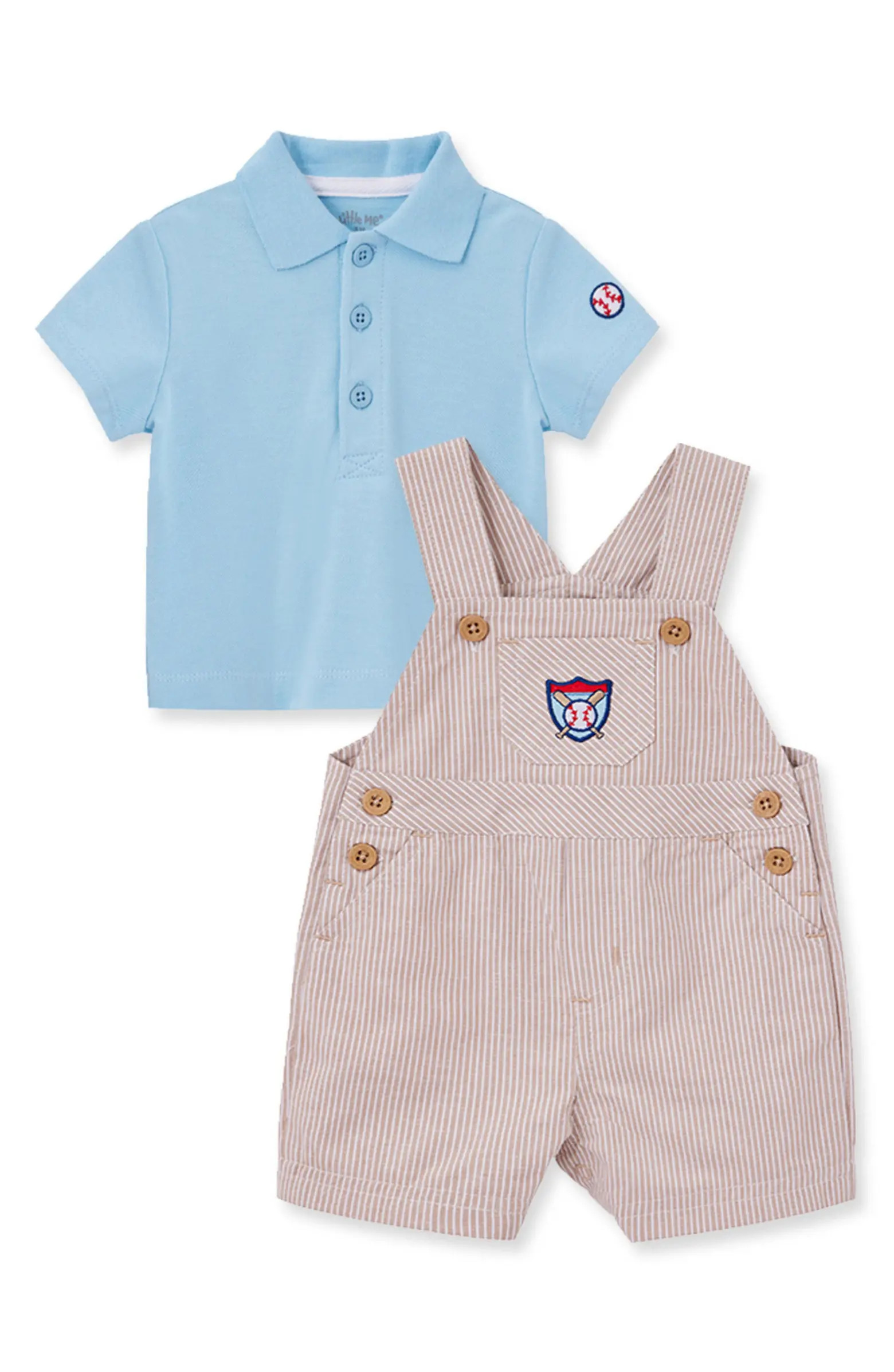 Polo & Baseball Overalls Set | Nordstrom Rack
