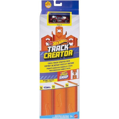 Hot Wheels Track Creator Starter Pack with 1:64 Scale Die-Cast Toy Vehicle, 10 Feet | Target