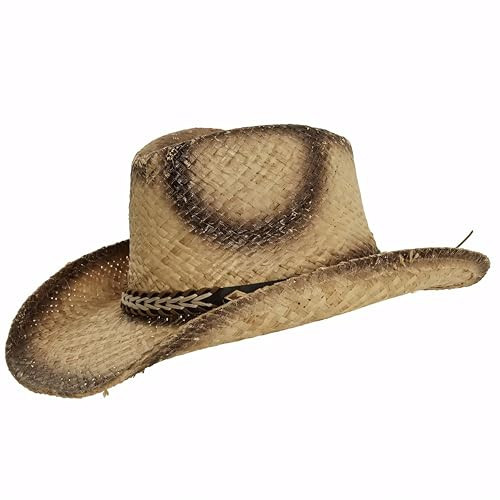 American Hat Makers Straw Sun Hat for Men — Outdoor Hats — Beach Straw Hats | Amazon (US)