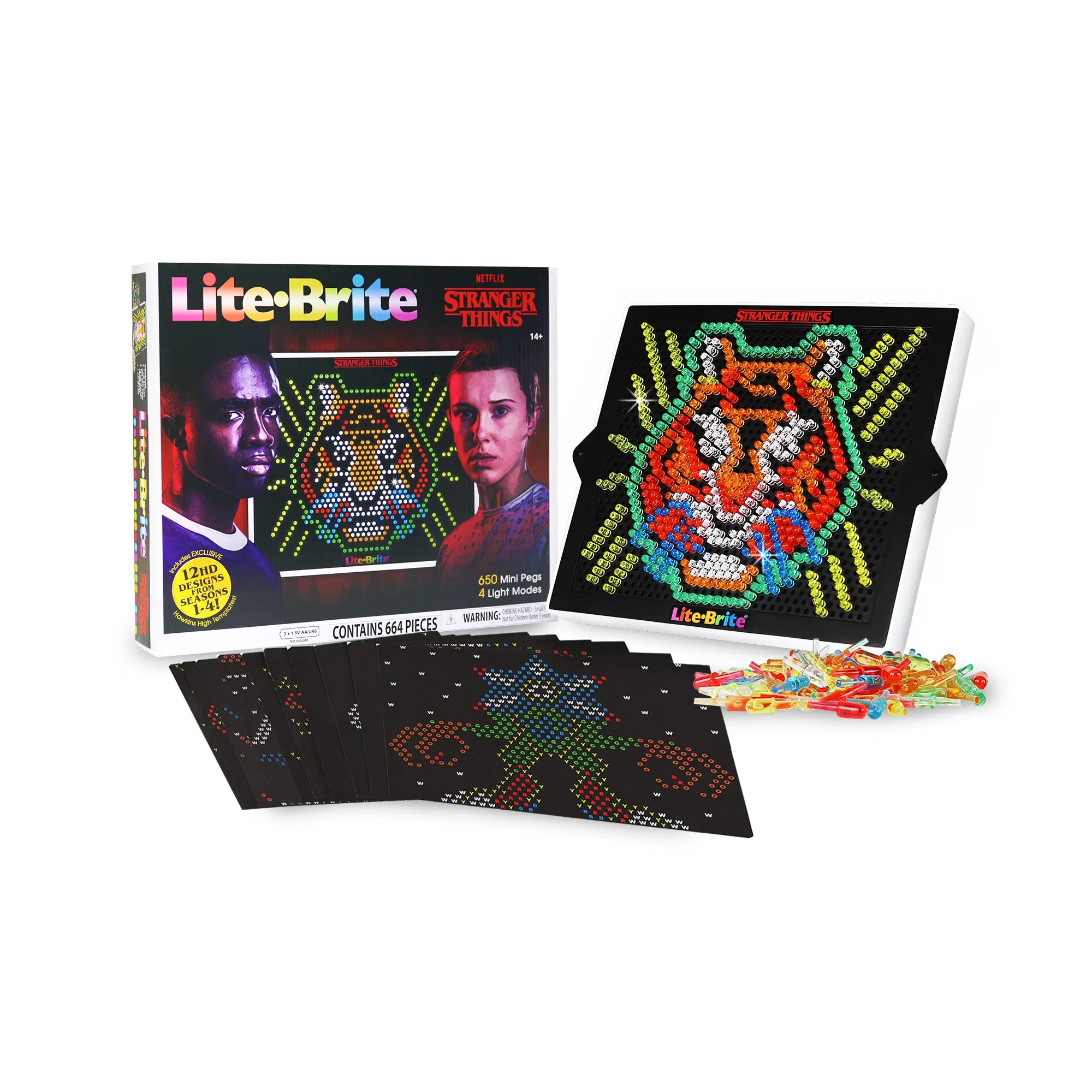 Stranger Things Lite-Brite with Special Edition Hawkins High Designs (Walmart Exclusive) - Walmar... | Walmart (US)