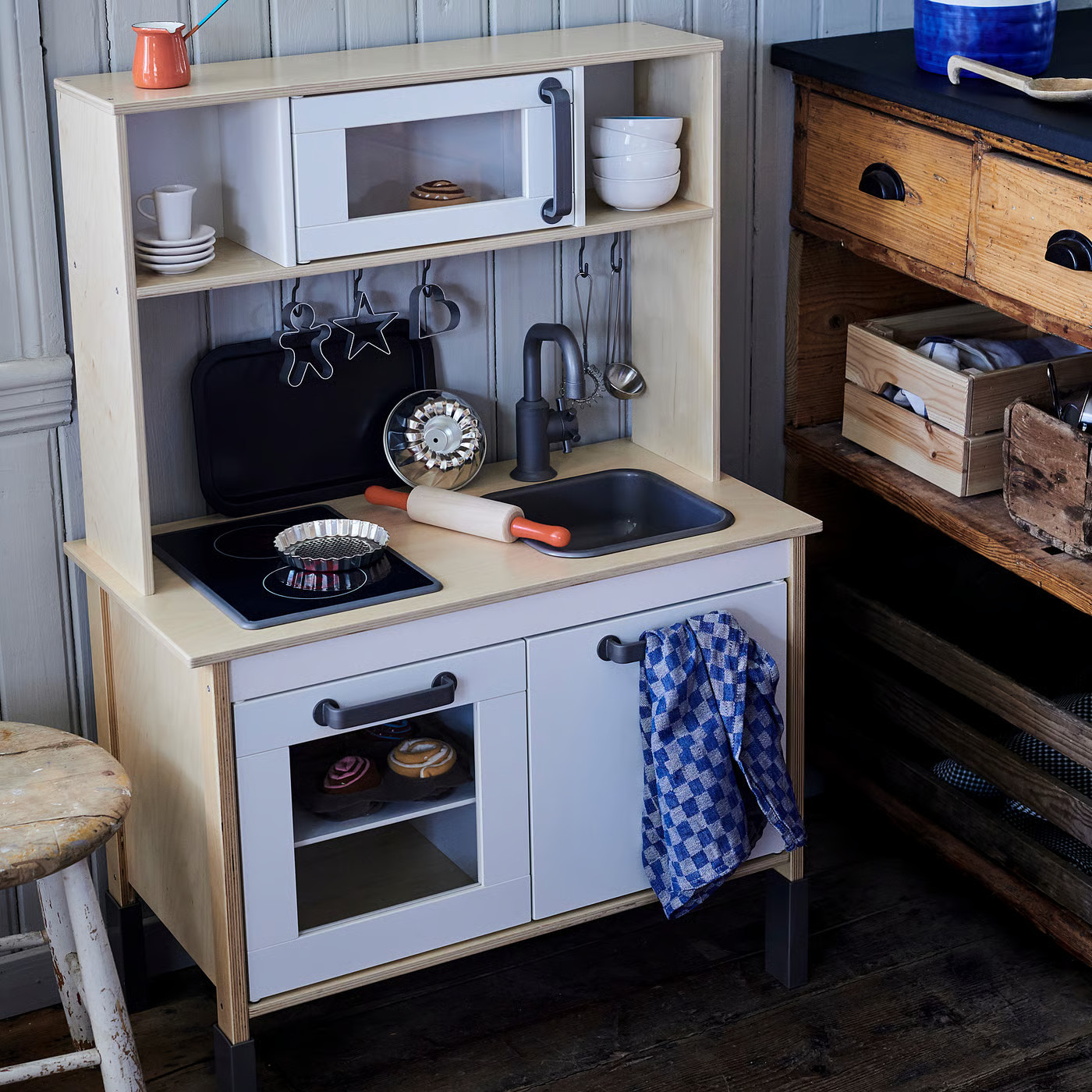 IKEA DUKTIG play kitchen, birch, 28 3/8x15 3/4x42 7/8 | IKEA US