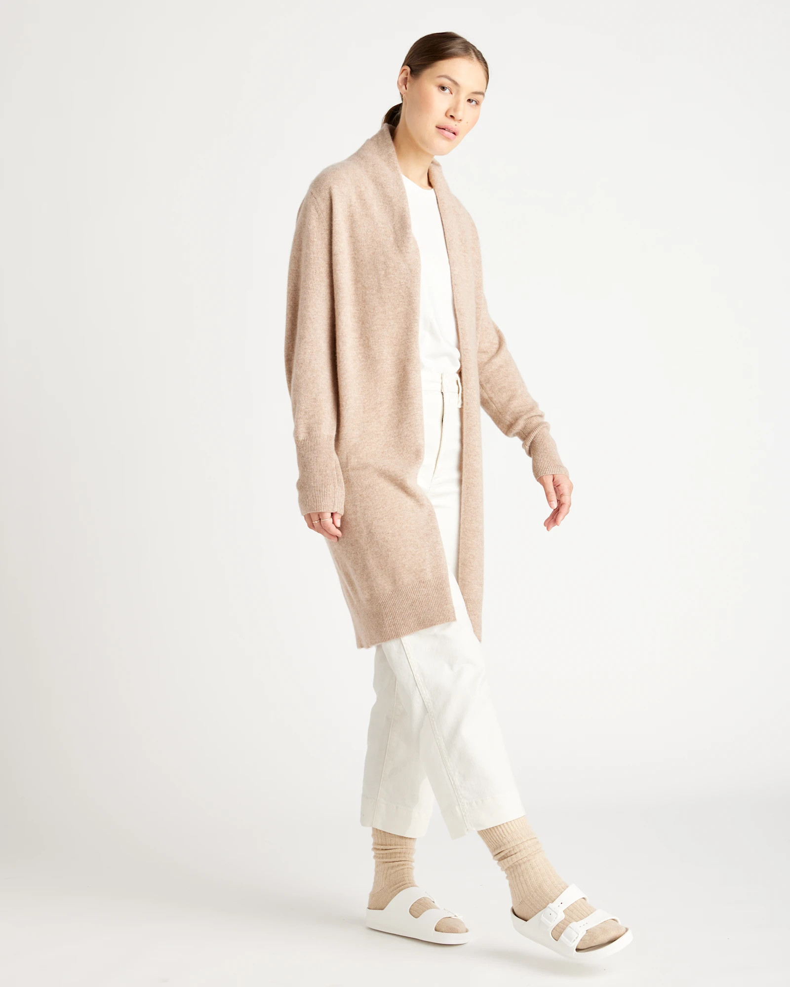 Mongolian Cashmere Duster Cardigan Sweater | Quince