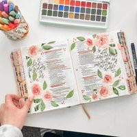 Bible Tabs - Sunshine Set, 66 Books Of The Tabs | Etsy (US)