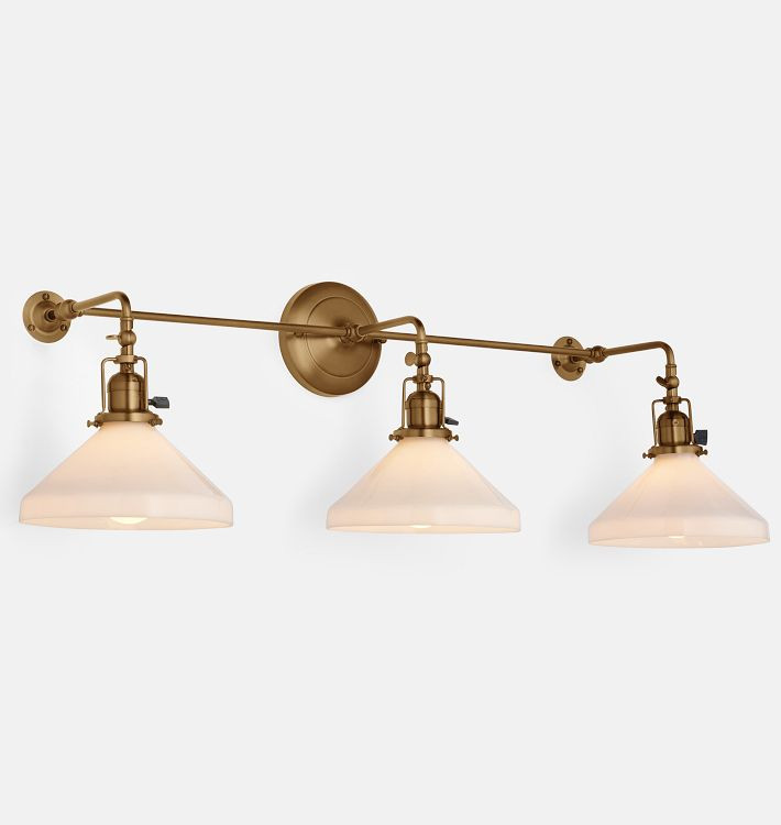 Fairview Traditional Triple Sconce | Rejuvenation