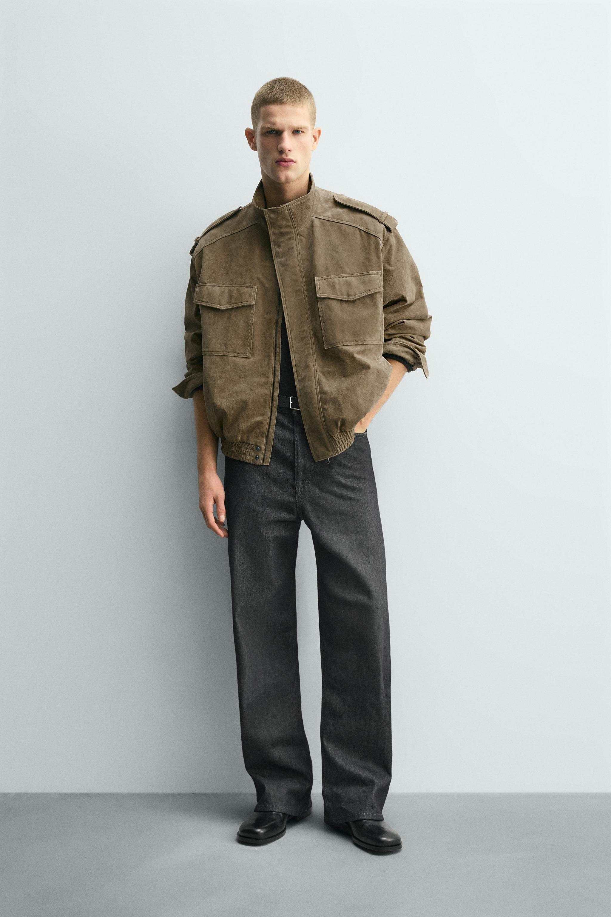 JACKE AUS WILDLEDER | Zara DE