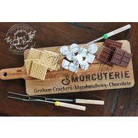 Smorcuterie Board Smores Station With Personalized Sticks | Etsy (US)